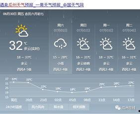 今日瓜州天气查询,晴空万里，微风拂面