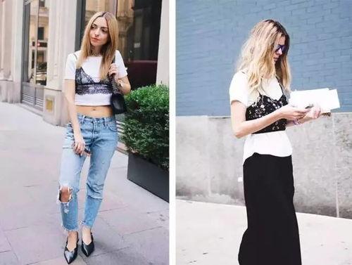 吃瓜眼睛黑t恤女孩,吃瓜女孩的时尚黑T演绎